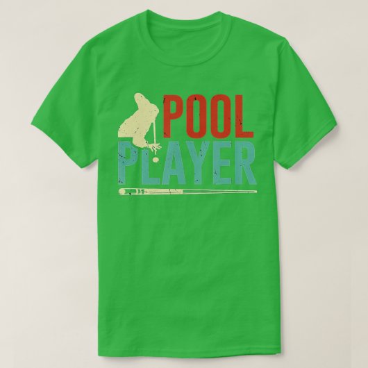 Billard Pool Player 8 Ball Master Billiard Shoot T-Shirt (Design vorne)
