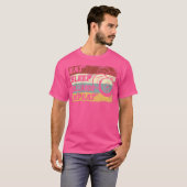Billard Pool Player Ball essen schlafende Billard T-Shirt (Vorne ganz)