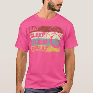 Billard Pool Player Ball essen schlafende Billard T-Shirt