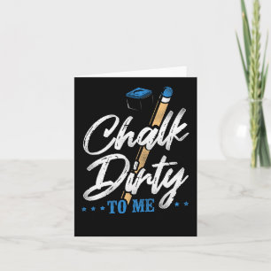 Billard Pool Player Ball Puff Vintage Chalk Dirty Karte