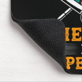 Billard Pool Player Billard, weil Therapie ist Mousepad (Ecke)