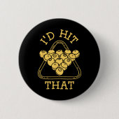 Billard Pool Player Button (Vorderseite)