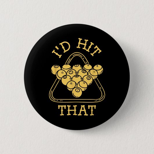 Billard Pool Player Button (Vorderseite)