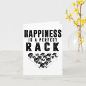 Billard Pool Player Glück ist ein perfekter Rack Karte (Gelbe Blume)