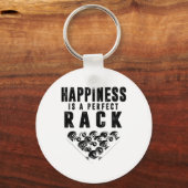 Billard Pool Player Glück ist ein perfekter Rack Schlüsselanhänger (Vorderseite)