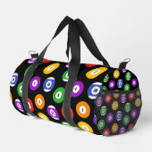 Billard Pool Player Monogram Duffle Bag (Rechte Ecke)