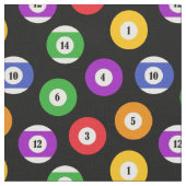 Billard Pool Player Pool Balls Gemustert Stoff (Nahaufnahme)
