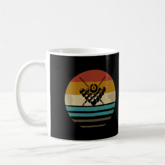 Billard Pool Retro Vintag Sunset Old School Fun Kaffeetasse