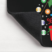 Billard Pool Spieler Weihnachtsschmuck Treff Mousepad (Ecke)