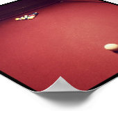Billard Poster (Ecke)