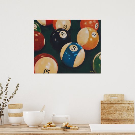Billard Poster (Küche)