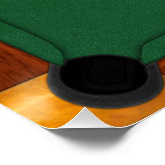 Billard Poster (Ecke)
