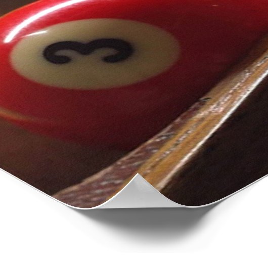 Billard Poster (Ecke)