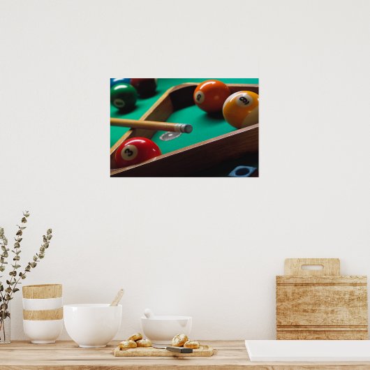 Billard Poster (Küche)
