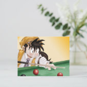 Billard (Postkarte) Postkarte (Stehend Vorderseite)