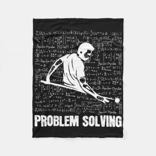 Billard-Problem Lösung für den Sport von Spielern Fleecedecke (Vorderseite)