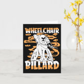 Billard Rollstuhl - Tabelle 9 Ll Pool Karte (Gelbe Blume)