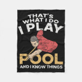 Billard S1 Fleecedecke (Vorderseite)