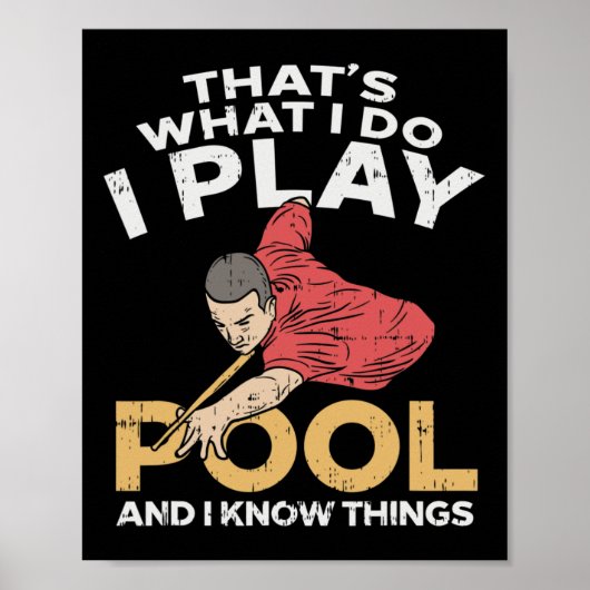 Billard S1 Poster (Vorne)