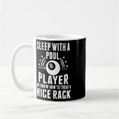 Billard-Schlaf mit Billard-Player und Billard Kaffeetasse (Links)