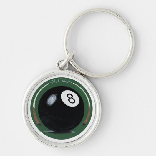 Billard Schlüsselanhänger (Vorne)