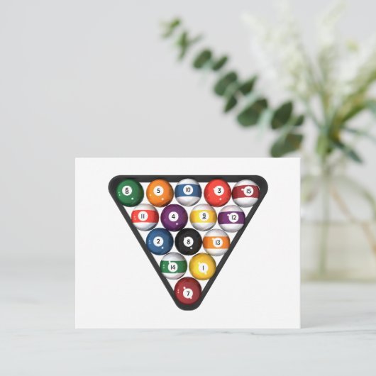 Billard / Schwimmbäder geplündert: Postkarte (Stehend Vorderseite)