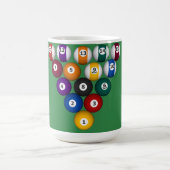 Billard / Schwimmbälle: Benutzerdefinierte Tasse (Mittel)