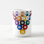 Billard / Schwimmbälle: Individuelle Tasse (Mittel)