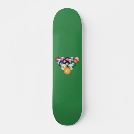 Billard / Schwimmbälle: Skateboard (Vorne)