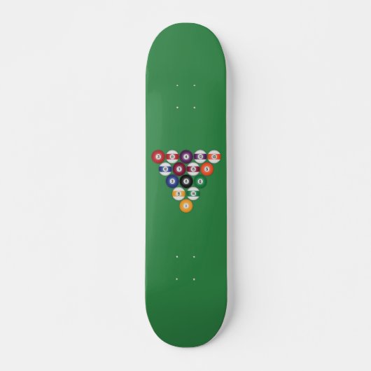 Billard / Schwimmbälle: Skateboard (Vorne)