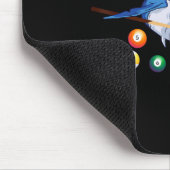 Billard Shark Billiard Player Billard Billardtisch Mousepad (Ecke)