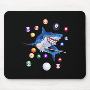 Billard Shark Billiard Player Billard Billardtisch Mousepad