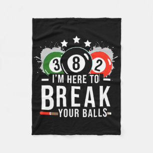 Billard Shirt - Billard Pool Break Rack Fleecedecke
