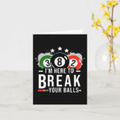 Billard Shirt - Billard Pool Break Rack Karte (Gelbe Blume)