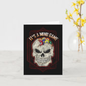 Billard Skull Pool Ein Mini-Spiel Karte (Gelbe Blume)