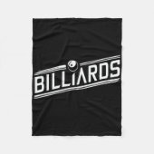 "Billard" - Sleek Angled Design Fleecedecke (Vorderseite)