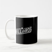 "Billard" - Sleek Angled Design Kaffeetasse (Links)