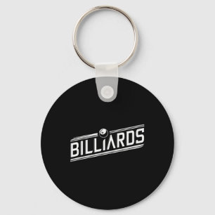 "Billard" - Sleek Angled Design Schlüsselanhänger