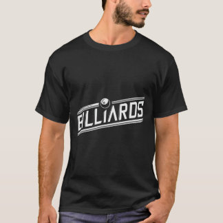 "Billard" - Sleek Angled Design T-Shirt