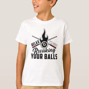 Billard Snooker 8 Ball Billiard Funny Gift T-Shirt
