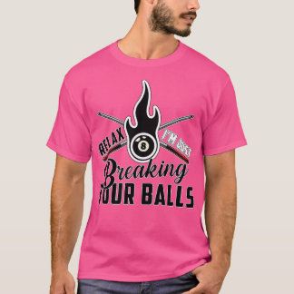 Billard Snooker Ball Pool Geschenk Idee T-Shirt