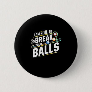 Billard Snooker ist hier, um Ihre Bälle zu durchbr Button