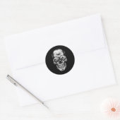 Billard Snooker Player Skull 8 und 9 Runder Aufkleber (Umschlag)