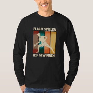 Billard spielen 11:0 Tischtennis Ball Ping Pong T-Shirt
