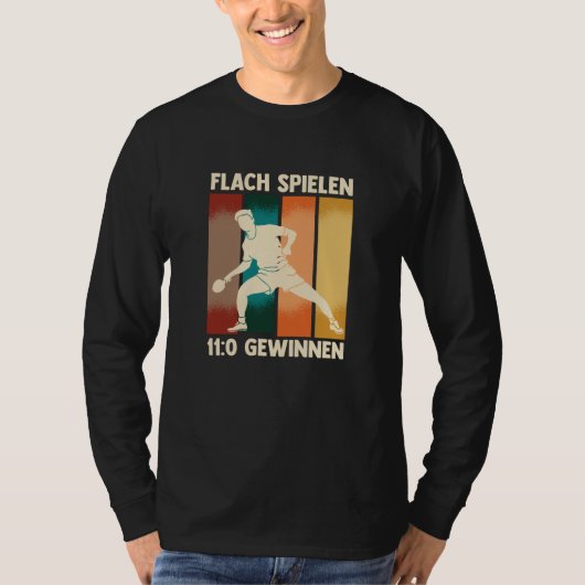 Billard spielen 11:0 Tischtennis Ball Ping Pong T-Shirt (Vorderseite)