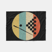 Billard Spieler - Vintage Retro Pool Snooker Tab Fleecedecke (Vorderseite (Horizontal))