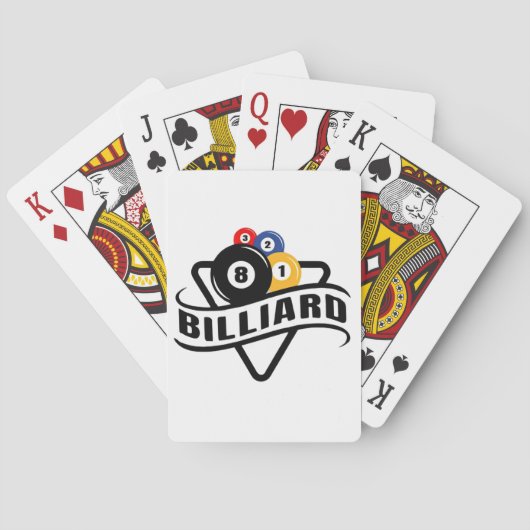 Billard Spielkarten (Rückseite)