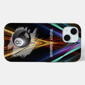 Billard-Sportball und Queue Personalisiere mit Nam Case-Mate iPhone Hülle (Rückseite (Horizontal))