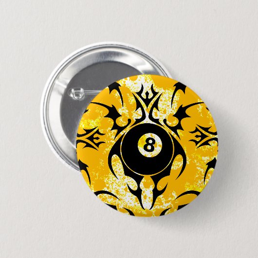 Billard. Stamm. Button (Vorne & Hinten)