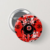 Billard. Stamm. Button (Vorne & Hinten)